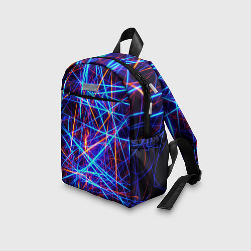 Детский рюкзак Neon pattern Fashion 2055 / 3D-принт – фото 3