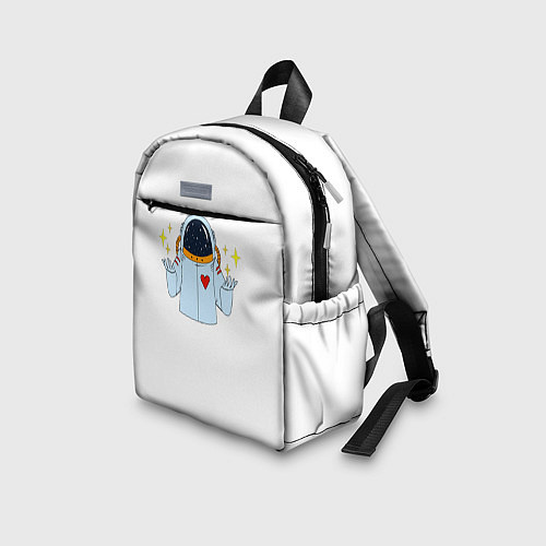 Детский рюкзак Космонавт с сердцем / 3D-принт – фото 3