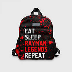 Детский рюкзак Eat Sleep Rayman Legends Repeat Брызги, цвет: 3D-принт