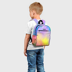 Детский рюкзак Красочный неон, цвет: 3D-принт — фото 2
