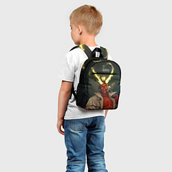 Детский рюкзак ХЕЛЛБОЙ ЧЕРТ ДЕМОН, цвет: 3D-принт — фото 2