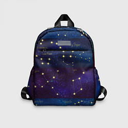 Детский рюкзак Самые известные созвездия Северного полушария лето, цвет: 3D-принт