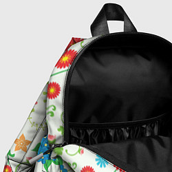 Детский рюкзак Поле полевых цветов, цвет: 3D-принт — фото 2