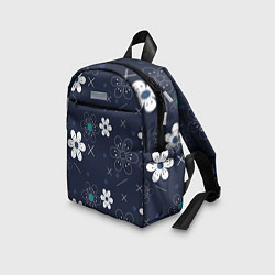 Детский рюкзак Ночные цветы на ночной поляне, цвет: 3D-принт — фото 2