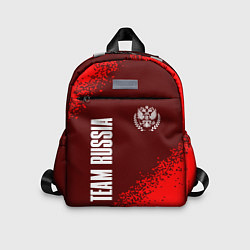 Детский рюкзак РОССИЯ - ГЕРБ Team Russia Спрей, цвет: 3D-принт