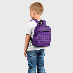 Детский рюкзак Purple Panda, цвет: 3D-принт — фото 2