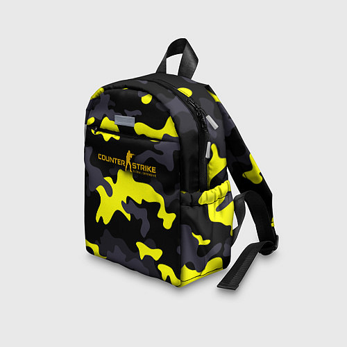 Детский рюкзак Counter-Strike Global Offensive Камуфляж Чёрно-Жёл / 3D-принт – фото 3