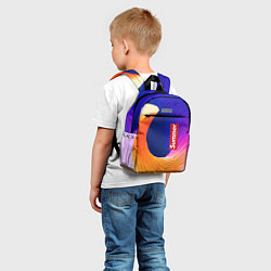 Детский рюкзак Цветная волна Summer, цвет: 3D-принт — фото 2