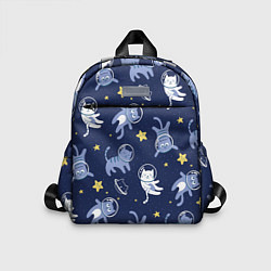 Детский рюкзак Космо коты, цвет: 3D-принт