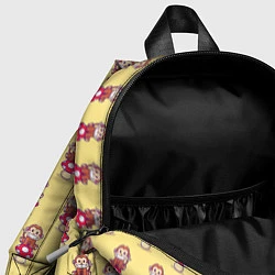 Детский рюкзак Обезьянка на грибе, цвет: 3D-принт — фото 2