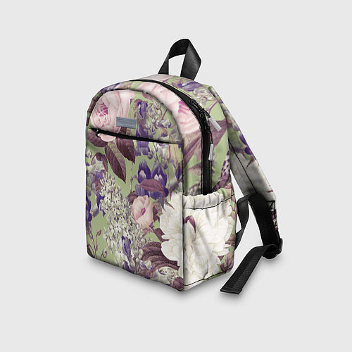 Детский рюкзак Цветы Чудесный Садовый Узор / 3D-принт – фото 3