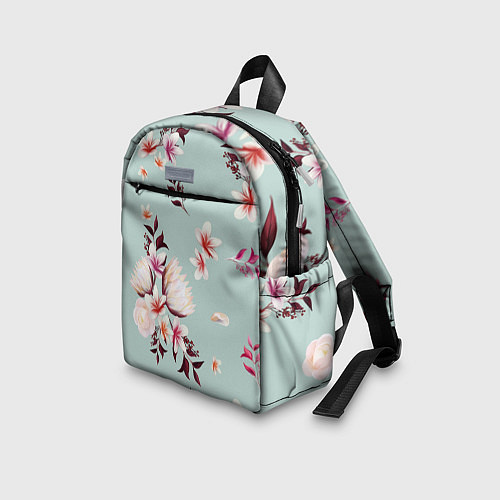 Детский рюкзак Цветы Яркие В Летнем Саду / 3D-принт – фото 3
