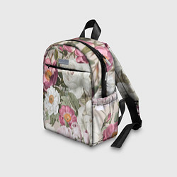 Детский рюкзак Цветы Розовый Сад Пион и Роз, цвет: 3D-принт — фото 2