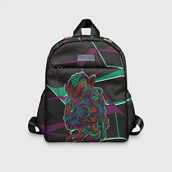 Детский рюкзак Страшная обезьяна, цвет: 3D-принт