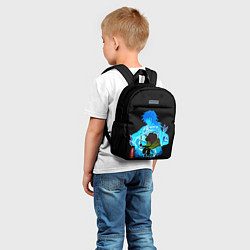 Детский рюкзак Томиока Гию Клинок рассекающий демонов, цвет: 3D-принт — фото 2
