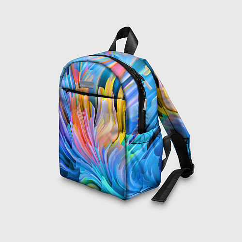 Детский рюкзак Красочный абстрактный паттерн Лето Colorful Abstra / 3D-принт – фото 3
