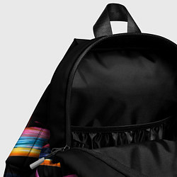 Детский рюкзак Разноцветный мазки краски Абстракция Multicolored, цвет: 3D-принт — фото 2