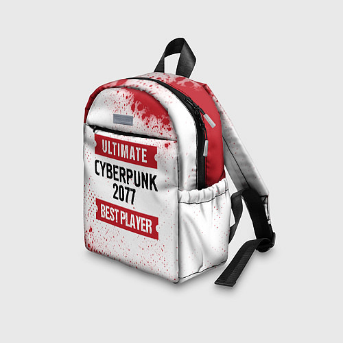 Детский рюкзак Cyberpunk 2077: таблички Best Player и Ultimate / 3D-принт – фото 3