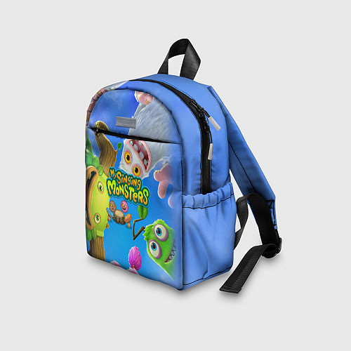 Детский рюкзак Мои поющие монстры / 3D-принт – фото 3