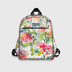 Детский рюкзак Floral pattern Watercolour Summer, цвет: 3D-принт