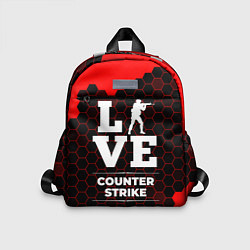 Детский рюкзак Counter Strike Love Классика, цвет: 3D-принт