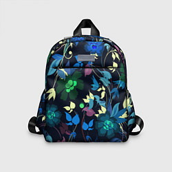 Детский рюкзак Color summer night Floral pattern, цвет: 3D-принт