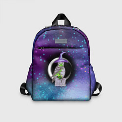 Детский рюкзак Сова-колдунья с зельем на фоне ночного неба, цвет: 3D-принт
