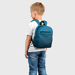 Детский рюкзак Blue stripes gradient, цвет: 3D-принт — фото 2