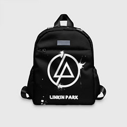 Детский рюкзак Linkin Park логотип краской, цвет: 3D-принт