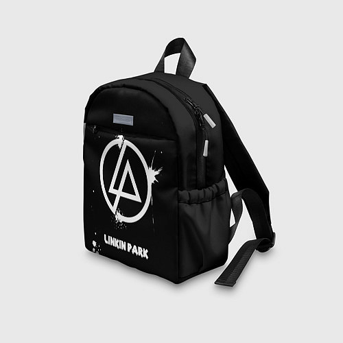 Детский рюкзак Linkin Park логотип краской / 3D-принт – фото 3
