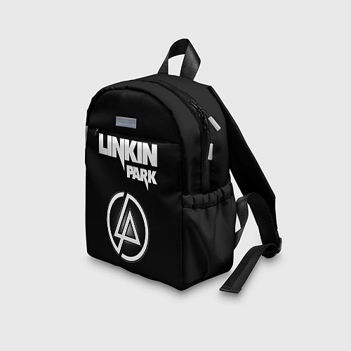 Детский рюкзак Linkin Park логотип и надпись / 3D-принт – фото 3