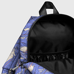 Детский рюкзак Фиолетовые Перья Птиц, цвет: 3D-принт — фото 2