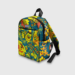 Детский рюкзак Хохломская Роспись Две Птицы, цвет: 3D-принт — фото 2