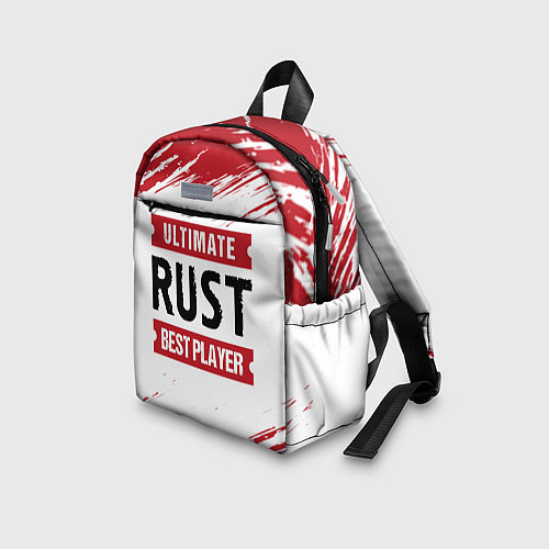 Детский рюкзак Rust: красные таблички Best Player и Ultimate / 3D-принт – фото 3
