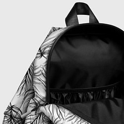 Детский рюкзак Чёрные Перья, цвет: 3D-принт — фото 2