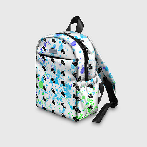 Детский рюкзак Сообщения с брызгами красок / 3D-принт – фото 3