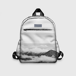 Детский рюкзак Горы и туман, цвет: 3D-принт