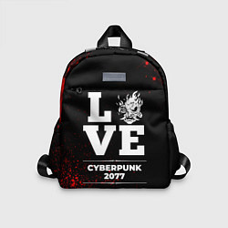 Детский рюкзак Cyberpunk 2077 Love Классика, цвет: 3D-принт