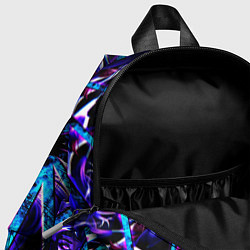 Детский рюкзак Genshin Impact Шогун Райден осколки, цвет: 3D-принт — фото 2