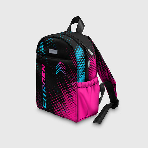 Детский рюкзак Citroen - Neon Gradient / 3D-принт – фото 3