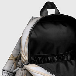 Детский рюкзак Абстрактный узорный паттерн - Серый, цвет: 3D-принт — фото 2