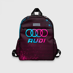 Детский рюкзак Audi - neon gradient, цвет: 3D-принт