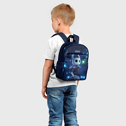 Детский рюкзак Hollow Knight неоновые бабочки, цвет: 3D-принт — фото 2