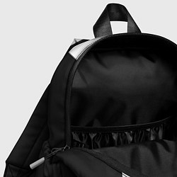 Детский рюкзак Hollow Knight черно-белое, цвет: 3D-принт — фото 2