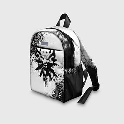 Детский рюкзак The Witcher логотип и краска, цвет: 3D-принт — фото 2