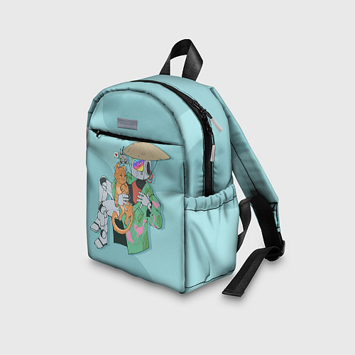 Детский рюкзак Бродяга с друзьями / 3D-принт – фото 3