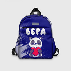 Детский рюкзак Вера панда с сердечком, цвет: 3D-принт