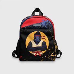 Детский рюкзак Карате горилла, цвет: 3D-принт