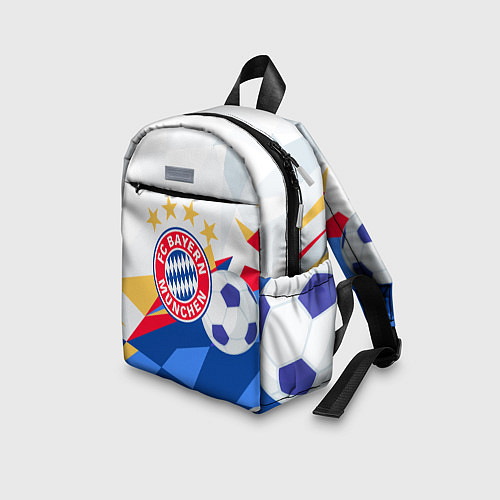 Детский рюкзак Bayern munchen Абстракция геометрии / 3D-принт – фото 3