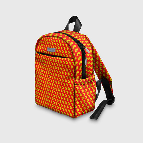 Детский рюкзак Ути ути-пути Красный / 3D-принт – фото 3